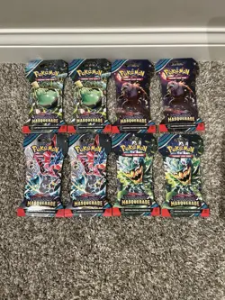 Lot Of 8 Pokemon Twilight Masquerade Sleeved Booster Packs | 2 Pack Art Sets - Image 1