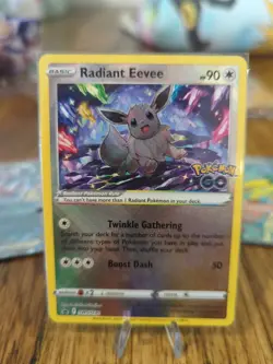 Pokemon TCG Radiant Eevee Sword & Shield Swsh230 Holo Promo - Image 1