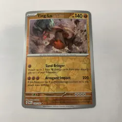 Ting-Lu 109/182 Reverse Holo Paradox Rift Pokemon - Image 1