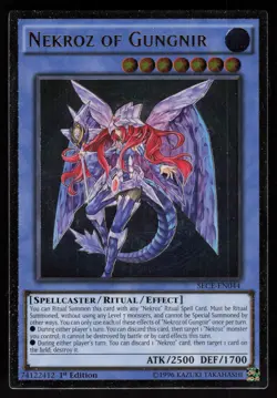 Nekroz of Gungnir SECE-EN044 Ultimate Rare 1st Edition Yu-Gi-Oh - Image 1