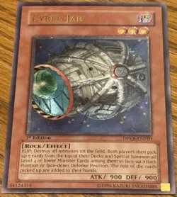 Yugioh Cyber Jar DPKB-EN010 1st Edition Ultimate Rare LP 🔥🔥🔥 - Image 1