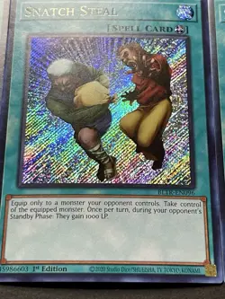 3x Snatch Steal | Secret Rares | BLTR-EN096 | NM | 1st Editions | YuGiOh! - Image 4