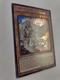 Fallen of the White Dragon BPRO-EN024 Secret Rare Burst Protocol Yugioh Mint - Image 2