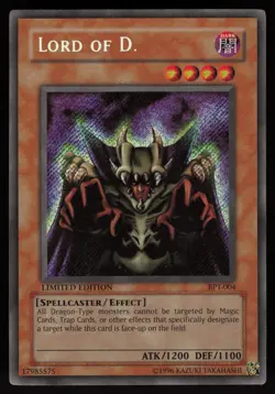 Lord of D. BPT-004 Secret Rare Promo Yu-Gi-Oh - Image 1