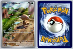 Paldean Wooper (Illustration Rare) Phantasmal Flames 102/094 IR Pokemon Card NM - Image 3