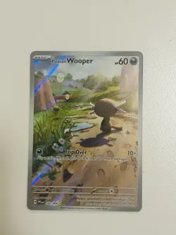 Paldean Wooper Illustration Rare NM Pokemon Card Phantasmal Flames 102/094 - Image 1