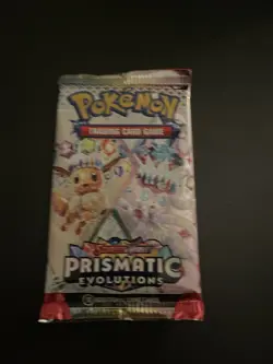 22.36g VERY HEAVY Prismatic Evolutions Pokemon Sealed Booster Pack New - Image 2
