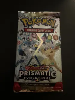 22.24g HEAVY Prismatic Evolutions Pokemon Sealed Booster Pack New - Image 2