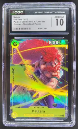 2025 ONE PIECE CCG KALGARA ALT ART OP08-099 CGC 10 A PT - Image 1