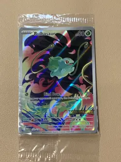 Bulbasaur 133/132 Pokemon TCG Mega Evolutions Stamped Promo Card NM SEALED - Image 1