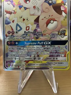 Pokemon Togepi & Cleffa & Igglybuff GX 143a/236 Alt Art Promo Tag Team NM-Mint - Image 2