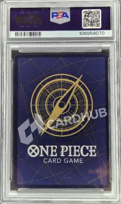 CARTA ONE PIECE MARSHALL D. TEACH OP09-093 JAP PSA 10 - Image 2
