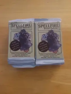 16 Spellfire Booster Packs First Edition Set 1 CCG 1994 Factory Sealed - Image 1
