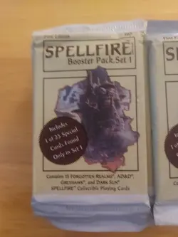 16 Spellfire Booster Packs First Edition Set 1 CCG 1994 Factory Sealed - Image 2