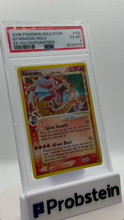 2006 Pokemon Ex Holon Phantoms Gold Star #102 Gyarados Holo PSA 6 EX-MT - Image 2