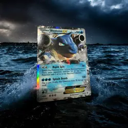 Pokemon TCG Blastoise EX XY30 Black Star Promo Ultra Rare Holo Card NM - Image 1