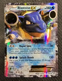 Pokemon TCG XY30 Blastoise EX Black Star Promo Holo Card - Image 1
