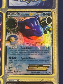 Pokemon TCG XY Black Star Promo Blastoise EX Card XY30 - Image 1