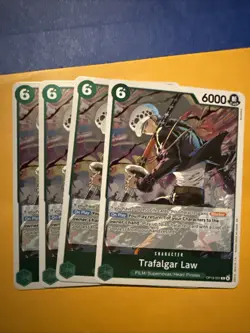 One Piece Trafalgar Law OP13-031 R (Playset of 4) OP-13 English - Image 1