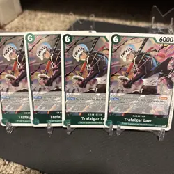 One Piece Trafalgar Law (Playset of 4) OP13-031 R (OP-13 English) - Image 1