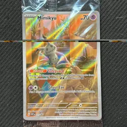 Mimikyu SVP 075 New & Sealed Promo Pokemon Card Paldean Fates - Image 1