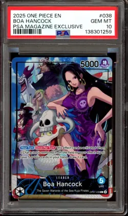PSA 10 Boa Hancock OP07-038 PSA Mag Exclusive Promo One Piece - Image 1