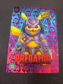 Predator (Pikachu) #E2 - Purple Holo Box Hit Electric Pikachu Cosplay - Pokemon - Image 1