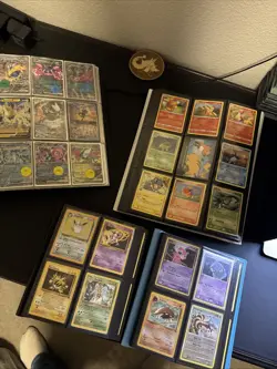 700 +CARDS FIRE LOT - Pokemon Binder Collection - WoTC, Vintage, Holo,ex, More! - Image 1