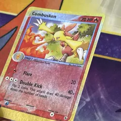 Pokemon TCG English Card ex Ruby & Sapphire Combusken 27/109 Reverse Holo - Image 2