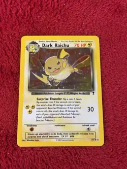 Dark Raichu 7/110 Legendary Collection Holo Wotc Pokemon Card Played - Image 5