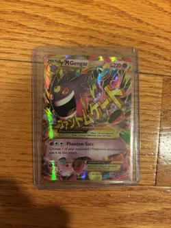 Pokemon M Gengar EX Card 121/119 Mega Secret Rare Phantom Forces - Image 1