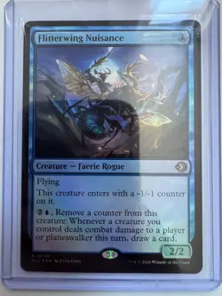 Flitterwing Nuisance FOIL R #0048 Lorwyn Eclipsed NM ENG MTG - Image 1