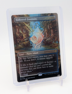 MTG - Hallowed Fountain - FOIL Borderless Rare #347 - Lorwyn Eclipsed NM - Image 1