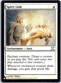 MTG The List Reprints #45 Spirit Link - Image 1