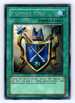 Yugioh Knight's Title ROD-EN002 Prismatic Secret Rare - NM 💎 - Image 1