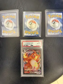 2020 Pokemon SWSH Darkness Ablaze #020 Full Art Charizard VMAX PSA 10 GEM MINT - Image 4