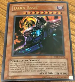 Yu-Gi-Oh! Dark Sage DB1-EN096 Ultra Rare MP 🔥🔥 - Image 1