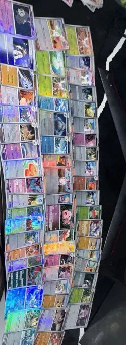 Pokemon Pokeball Lot Of 55 Cards Prismatic Evolutions - Image 1