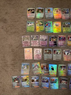 Pokemon TCG Prismatic Evolutions Pokeball 55 Card Lot - NO DUPES - NM - Image 2
