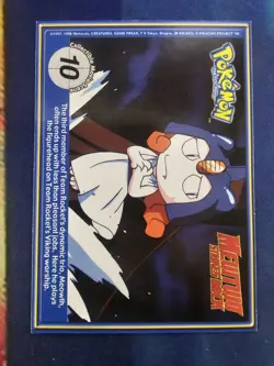 PokeTrivia Card #149 DRAGONITE, 1999 Burger King Promo, Pokemon Movie NM - Image 2