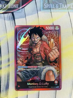 Monkey.D.Luffy Leader Foil Pre-Errata - One Piece TCG - ST01-001 - English - Image 1