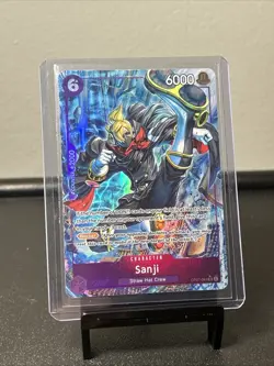 Sanji SR Parallel Alt Art OP07-064 SR - One Piece 500 Years In The Future NM - Image 1