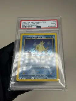 2001 POKEMON NEO REVELATION 1ST ED #66 SHINING MAGIKARP-HOLO PSA 9 - Image 2