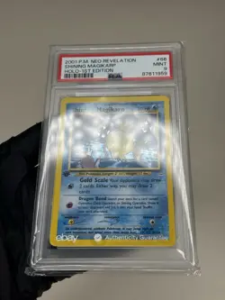2001 POKEMON NEO REVELATION 1ST ED #66 SHINING MAGIKARP-HOLO PSA 9 - Image 3
