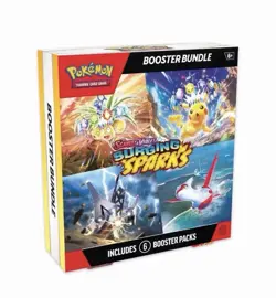 Pokemon TCG | Surging Sparks Booster Bundle 6 Packs | New & Sealed ⚡ - Image 1
