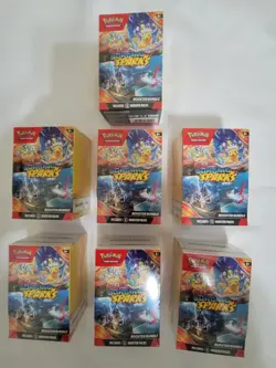 Pokemon TCG Surging Sparks Booster Bundle SV08 6 packs New Sealed - Image 3