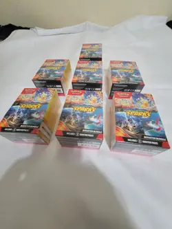 Pokemon TCG Surging Sparks Booster Bundle SV08 6 packs New Sealed - Image 4