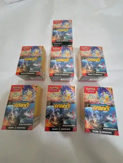 Pokemon TCG Surging Sparks Booster Bundle SV08 6 packs New Sealed - Image 5