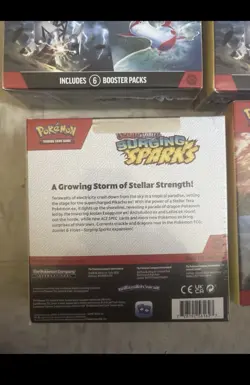 NEW & SEALED! Pokemon TCG Surging Sparks Booster Bundle (6 Packs) - Image 2