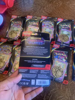 Pokemon TCG Phantasmal Flames Blister Sealed 10Booster Packs Cottonee Whimsicott - Image 4